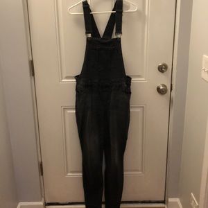 black overalls